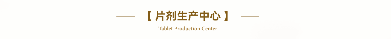 片剂生产中心